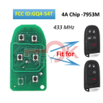 RADIOCOMANDO 3+1 SMART KEY  JEEP/ FIAT 434MHZ CHIP 4A- SIP22 M3N-40821302