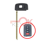 Chiave Toyota Smart Remote Emergency Blade un lato