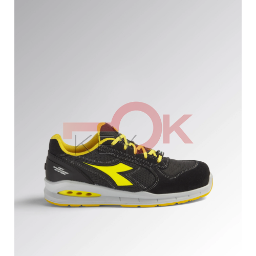 DIADORA - RUN NET AIRBOX LOW S1P SRC - BLACK/ANTHRACITE - 41