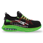 NEON SAFETY SHOES GREEN SHOCK