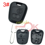 GUSCIO CITROEN 2 TASTI LAMA SAGOMATA