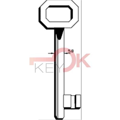 ERREBI - MP27M14 - PER SERRATURE INFILARE TIPO PATENT (703-ACC)