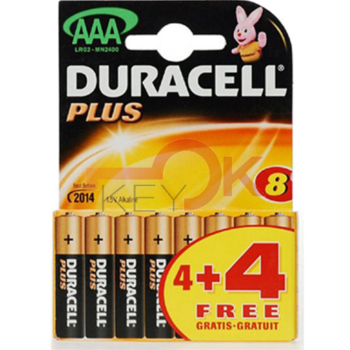 DURACELL PLUS POWER Ministilo (AAA) blister da 8