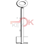 ERREBI - 15CO19 - FEMMINE PER CASSAFORTE EXTRA CORBIN - 643-ACC