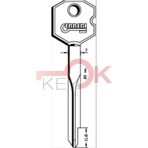 ERREBI - FX85 - CRUCIFORMI FERRO - 12A-ACC