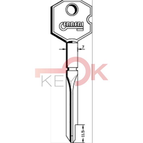 ERREBI - FYX90 - CRUCIFORMI FERRO - 12A-ACC