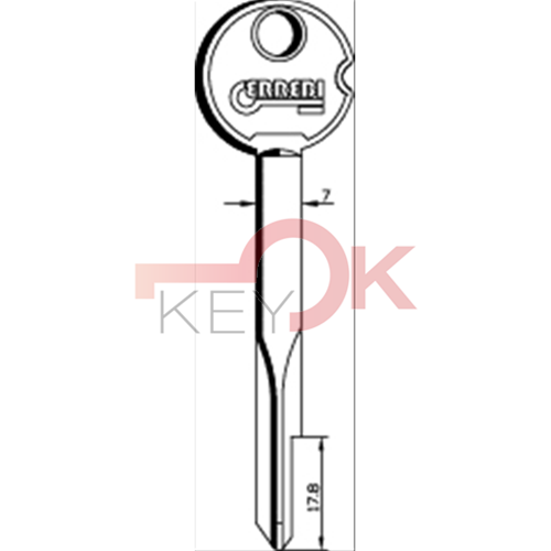 ERREBI - HX85 - CRUCIFORMI FERRO - 12A-ACC