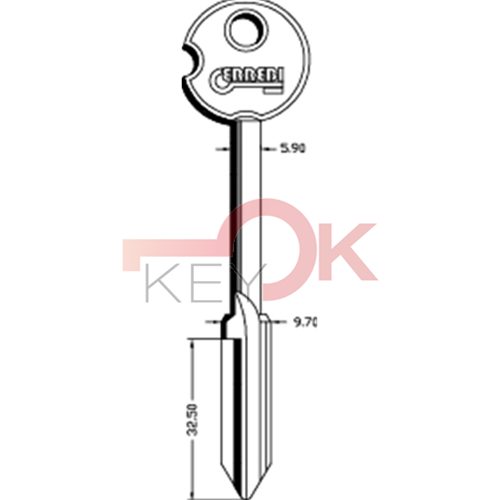 ERREBI - KRX8 - CRUCIFORMI EXTRA ESTERO (12C-ACC)