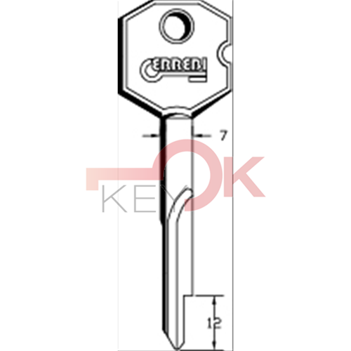 ERREBI - ALX1 - CRUCIFORMI FERRO - 12A-ACC