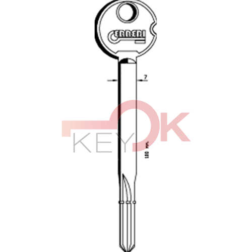 ERREBI - BYX100 - CRUCIFORMI FERRO - 12A-ACC
