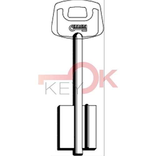 ERREBI - CK-2SEM8P165 - DOPPIA MAPPA GRANDI TESTA PLAST. CRYSTAL (41F-OTT)
