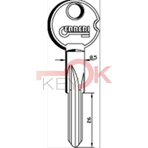 ERREBI - TFX3 - CRUCIFORMI FERRO - 12A-ACC
