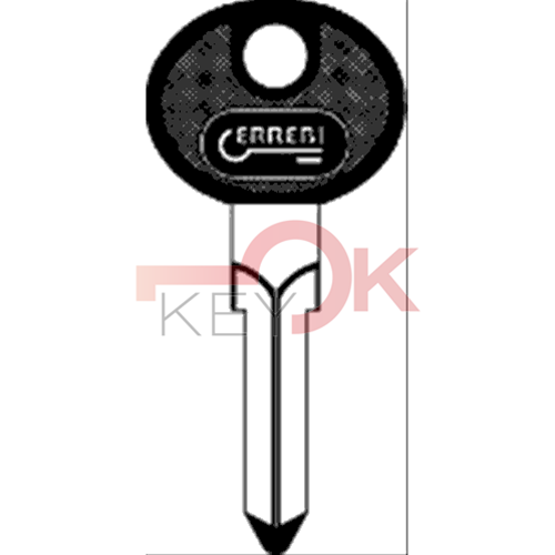 ERREBI - PE1P19* - AUTO SPECIALI ACCIAIO-OTTONE TESTA PLAST. - 21B-OTT