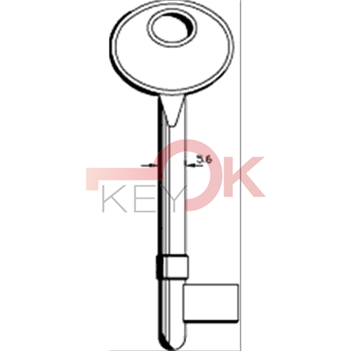 ERREBI - PP27GAB - PASSEPARTOUT 18MM BRONZATO CON ANELLO PER TIPO PATENT - 713-OTT