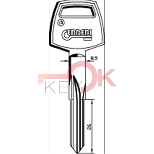 ERREBI - PPX70 - CRUCIFORMI FERRO - 12A-ACC