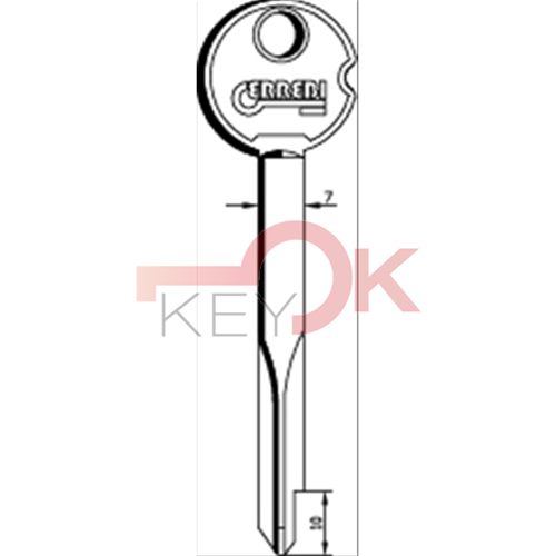 ERREBI - ZX85S - CRUCIFORMI FERRO - Acciaio - Steel