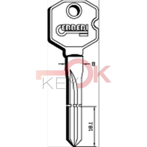 ERREBI - DOLX1 - CRUCIFORMI FERRO - 12A-ACC