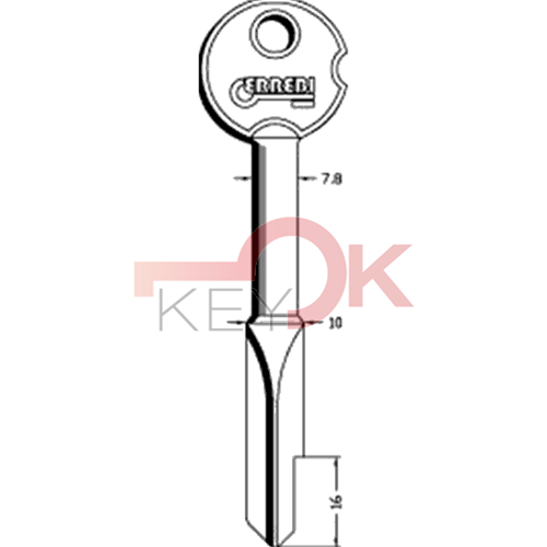 ERREBI - KRX4 - CRUCIFORMI EXTRA ESTERO - 12C-ACC