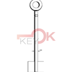 ERREBI - 15C13S - FEMMINE PER CASSAFORTE EXTRA - 643-ACC