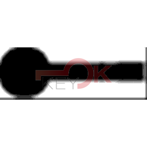 ERREBI - PP27MAB - PASSEPARTOUT 16.5 MM BRONZATO CON ANELLO PER TIPO PATENT - 713-OTT