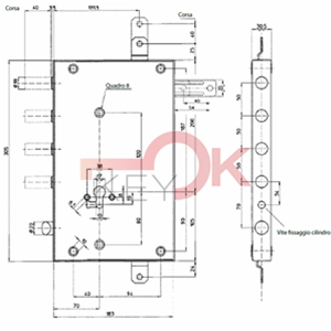 MOTTURA - 85461D00IQ - SERR.+70 X CILINDRO AZIONANTE 1/2G. - DX (Q)