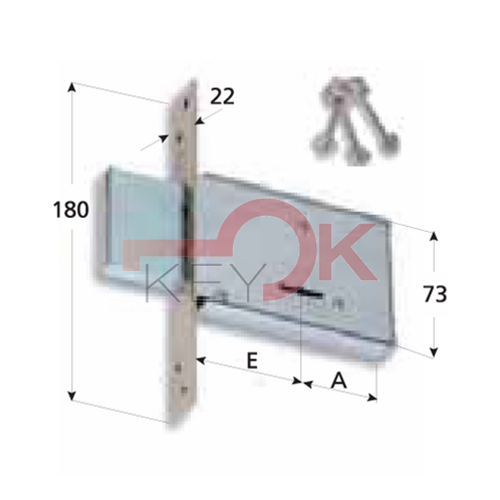 SECUREMME - SERR.SIMPLEX 2000 DM INF.50MM. - 775200050KA