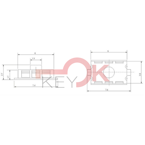 TASTO SMD 2 CONTATTI - NORMALLY OFF
