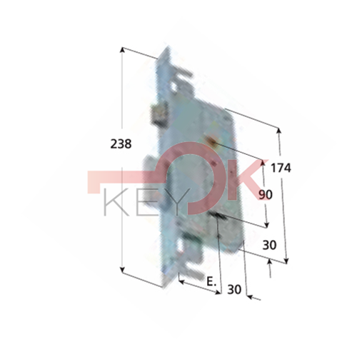 SAB - SERRATURE DM INFIL. 2MAND. E50 - 760520350